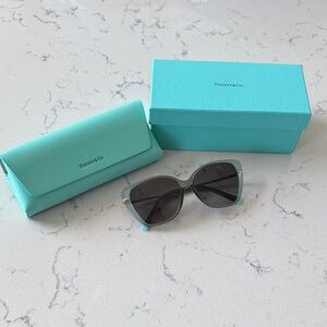 Tiffany & Co. Black Oversized Sunglasses
